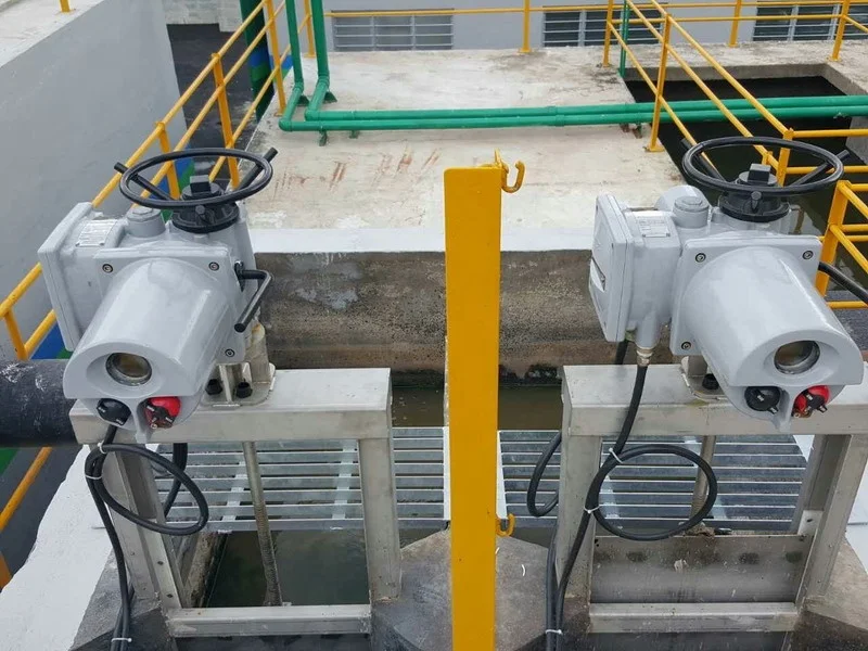 AC220 AC380V 660V Cast Iron On off Intelligent Modulating Valve Multi-turn Electric Actuated Globe Valve