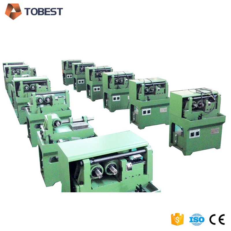 TOBEST nut and bolt making two die thread rolling machine screw making machine