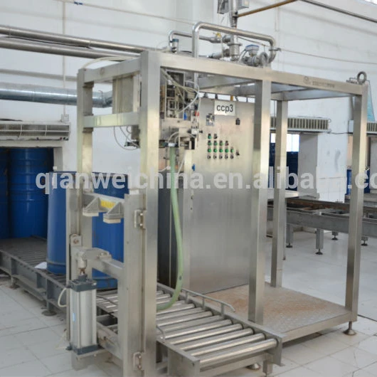220L big drum fruit juice jam paste beverage aseptic filling machine filler