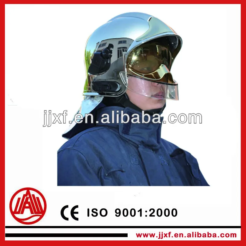 Firefighting Helmet With Adjustable Chain Traps Anti-flame Fire Fighter Safety Helmet