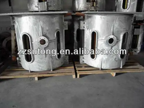 300KG Induction Copper Melting Furnace with automatic industrial furnace