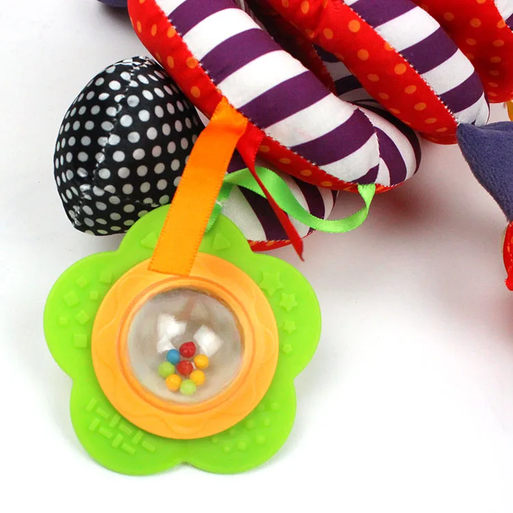Purple Bird Stroller And Travel Activity Spiral Baby musical toy
