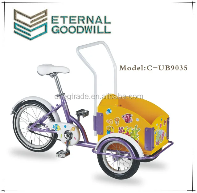 Новый грузовой трехколесный велосипед для 6 лет девочка и мальчик