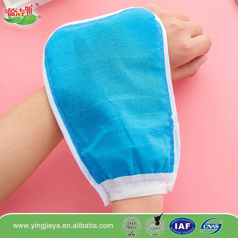
top level most popular promotional bath body scrubber exfoliating kids bath glove wash mitt 