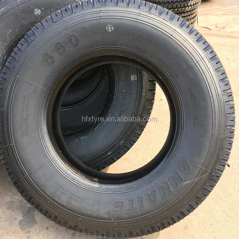 heavy duty Annaite radial truck tires 11R22.5 rear pattern