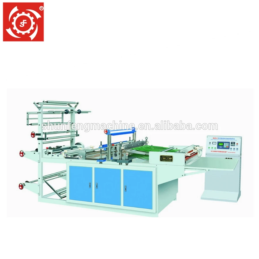 Biodegradable Polypropylene Polythene T-shirt Shopping Plastic Bag Making Machine