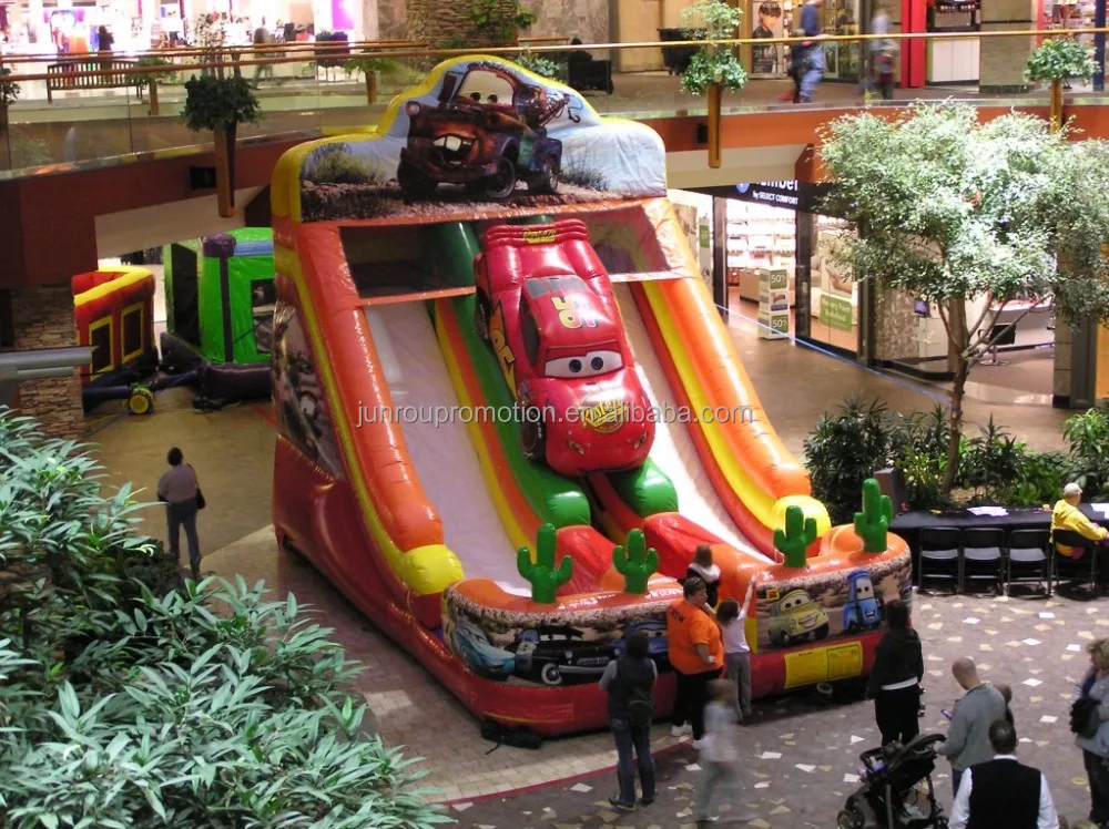Fast delivery giant inflatable car type slide, inflatable slides in stock SL-33
