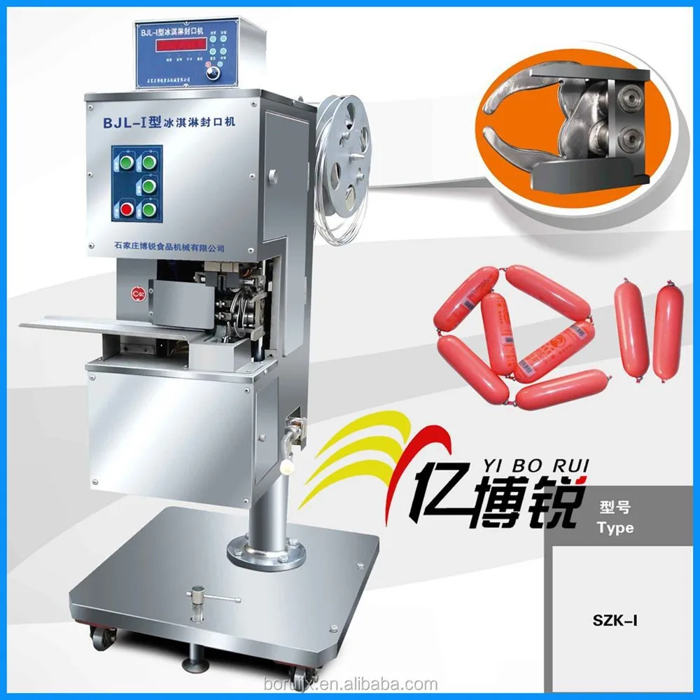 Sausage ham filling and clipping machine