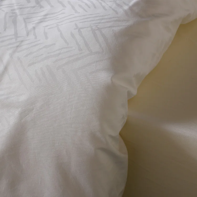 High Quality Modern Design Cotton White king Size Double Duvet Cover Set