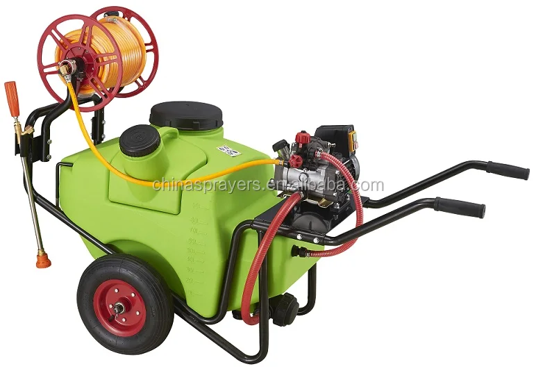 Trolley Gasoline Engine Power Sprayer, diaphragm pump power sprayer TPM100/20D