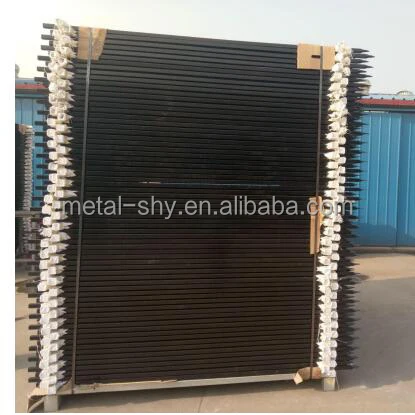 Power coated iron/ steel gate ornaments metal flower gate decoration