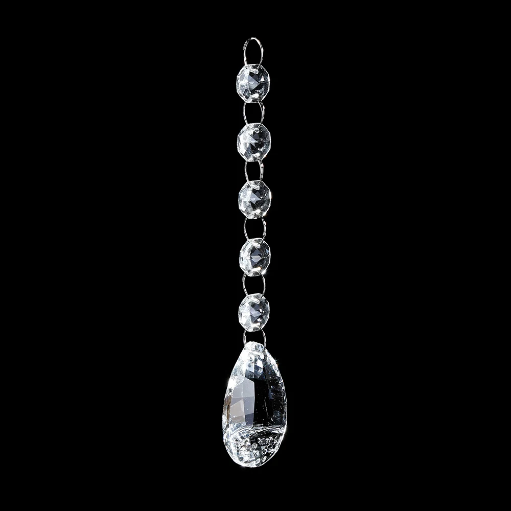 
New design chandelier glass bead garland crystal drop pendant ornament for party event 