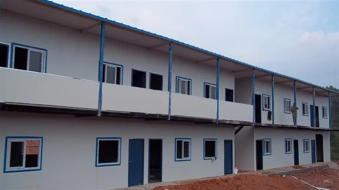 2 Bedroom Prefab Cottage Duplex Prefab House Small Movable Houses on Sale