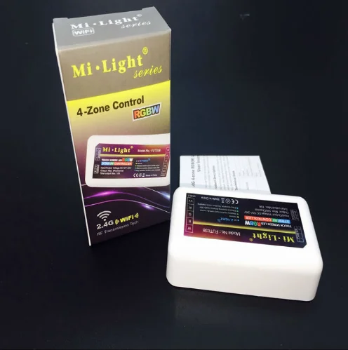 
DC12-24V 2.4G 4-Zone RF Receiver Milight RGBW LED Controller for RGBW LED Strip 