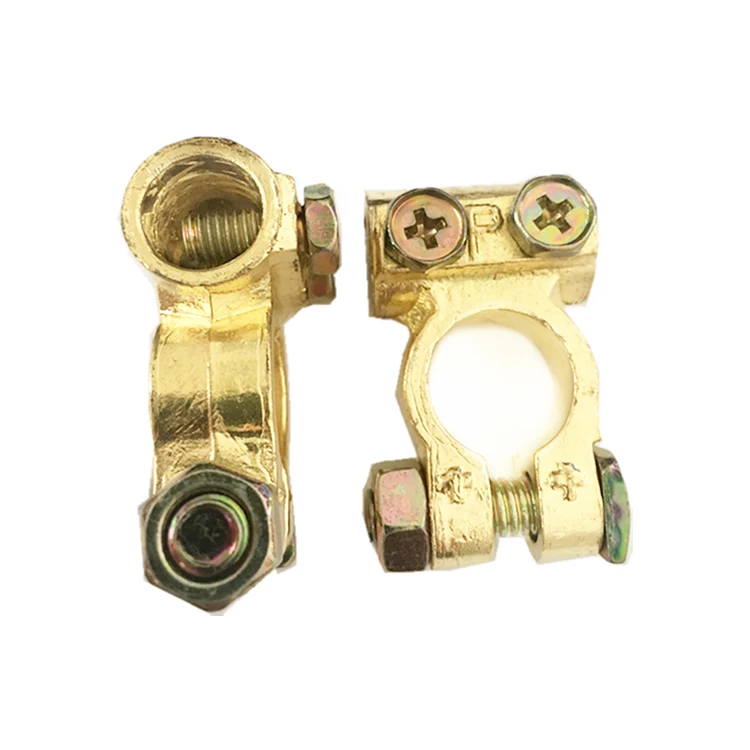 Auto Vehicle Parts Brass Battery Terminal Clips Connector