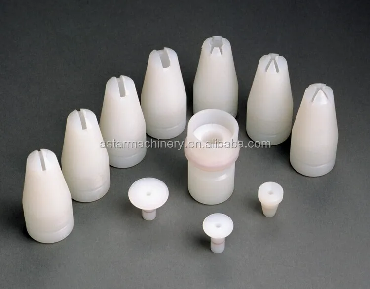 Electrostatic powder coating spray gun nozzle