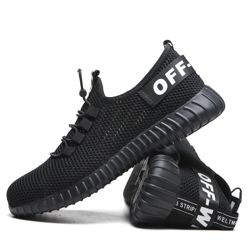 
latest new ultra light weight ventilated stylish athletics breathable 200 joule steel toe cap safety shoes sneaker 