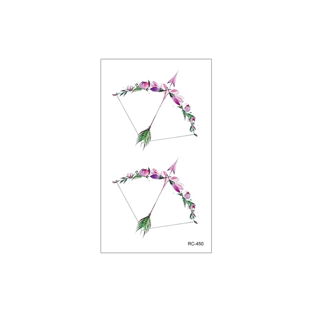 RC-402 -- RC-474p2  Water Based Temporary Tattoo Sticker /Body Tattoo