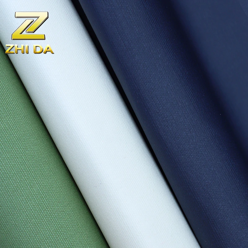 Водонепроницаемая 100% хлопчатобумажная тканая холщовая ткань с покрытием из ПВХ во дворе для наружной сумки