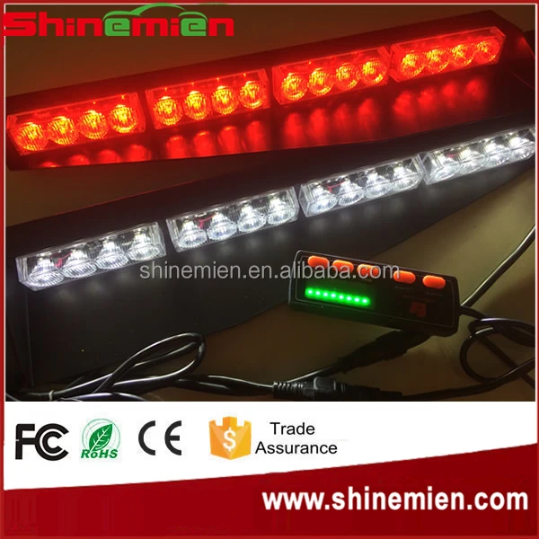 
Car Auto LED 12V 32W 8 Pics Bulb Dashboard Deck Truck Boat Windshield Emergency Warning Flashlight Strobe Light Lamp Bar 