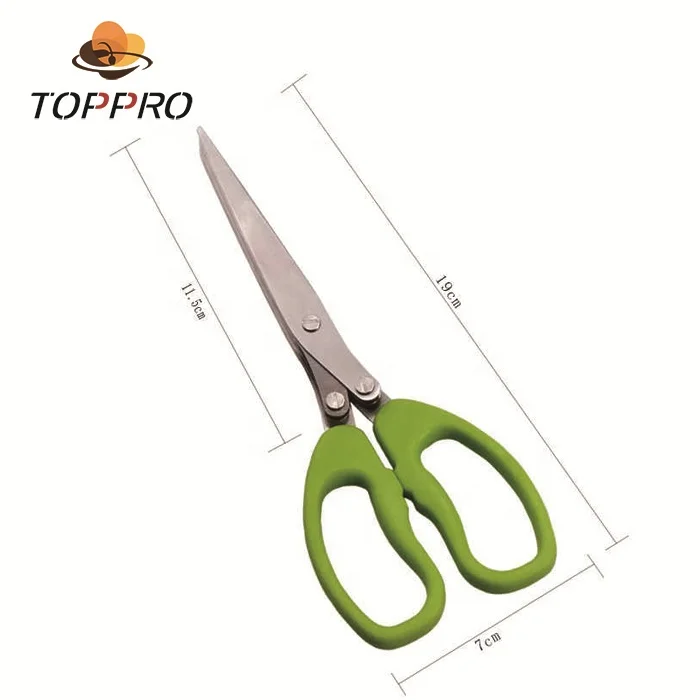 
Professional Stainless Steel 5 Blades Kitchen tailor Scissors Herb Scissors With Comb 