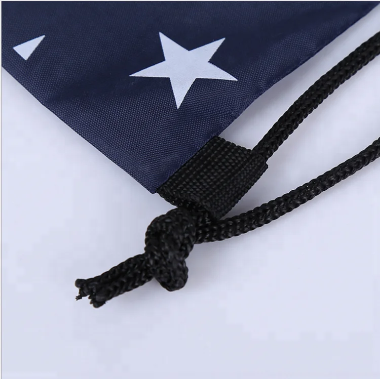 Good quality 210D polyester drawstring gym sport bag,Low MOQ waterproof fashional drawstring backpack with custom logo printing