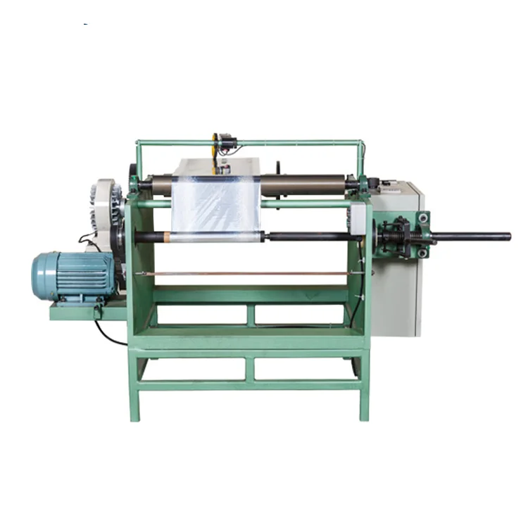 Manual rewinder aluminium foil roll rewinding and cutting machine for making rolls manually