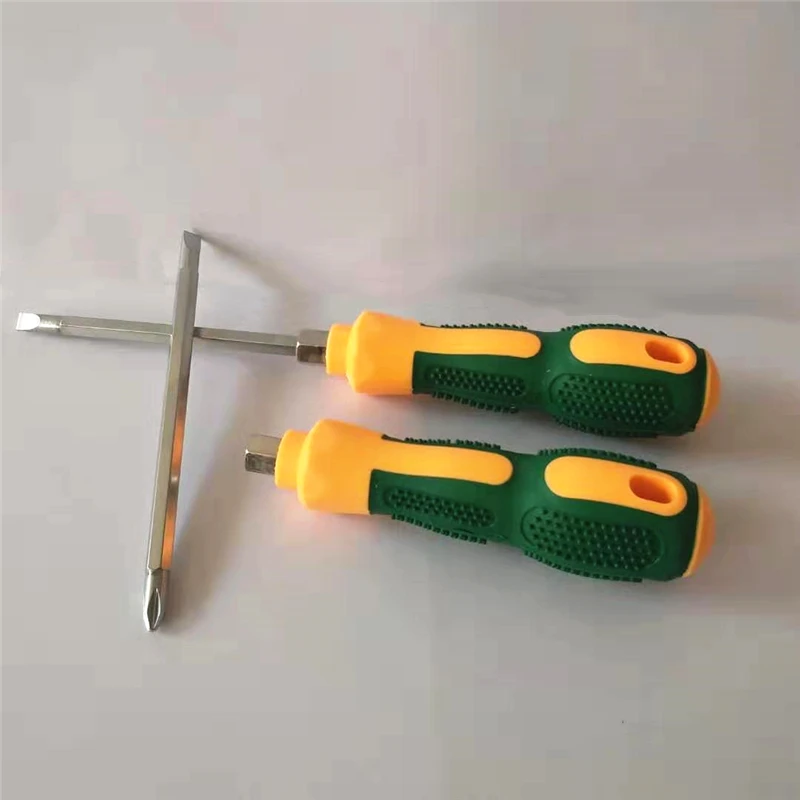 bulk hexagonal retractable easy driver 2 in 1 two ways handle right angle screwdriver