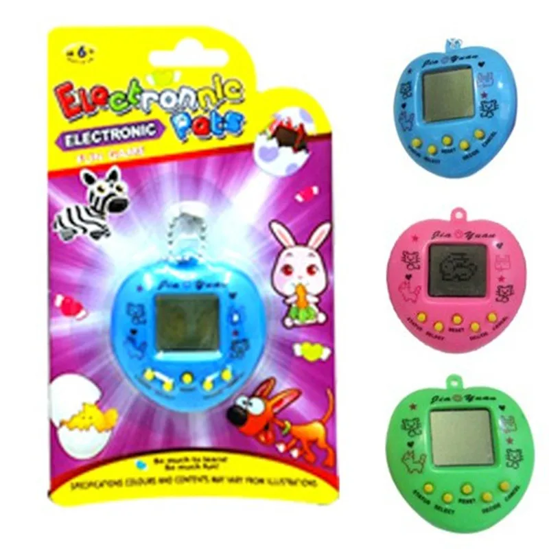 Коробка ПЭТ игры машина с цепочкой Multi цвет Tamagotchi игры игрушки OEM подарок