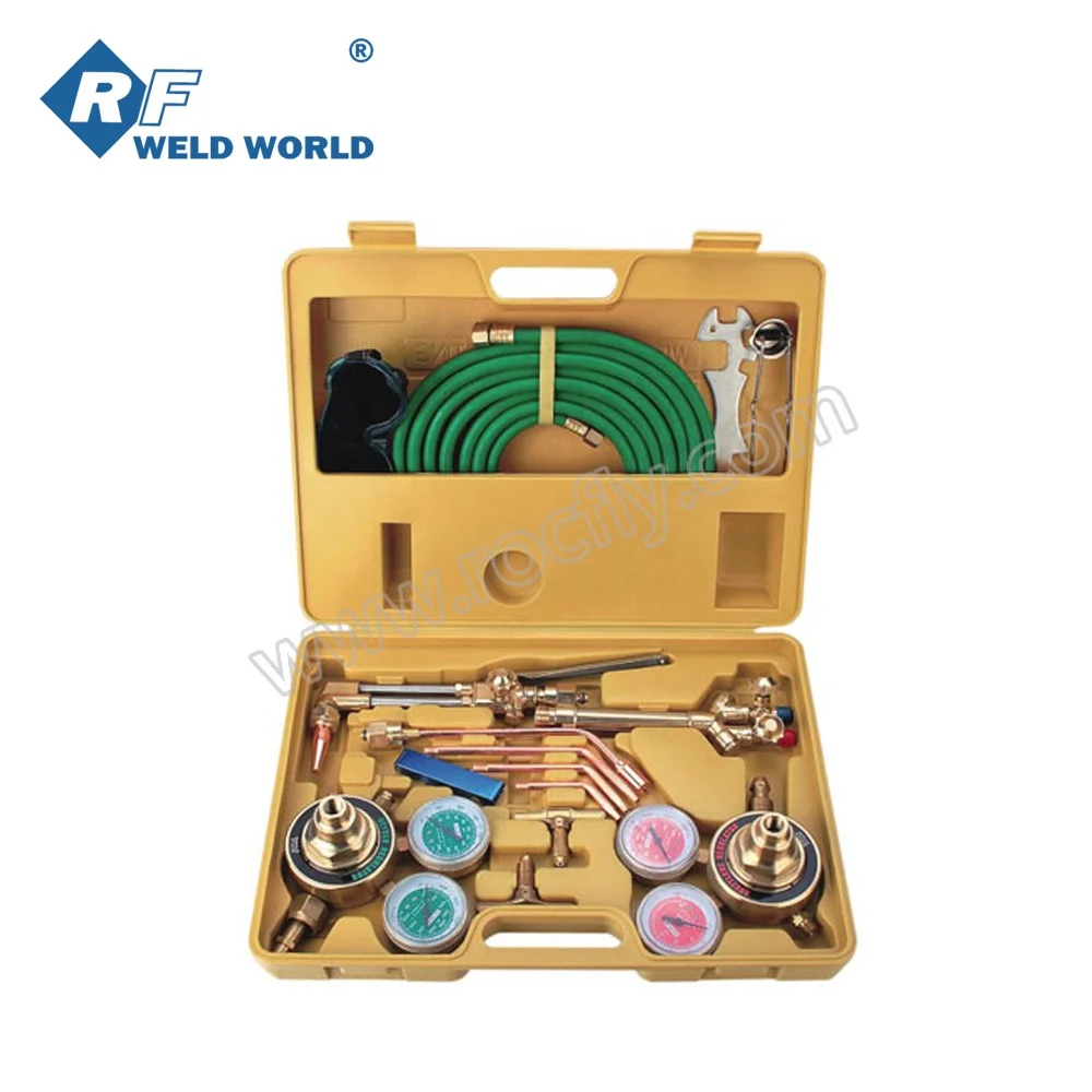 Portable American Type Oxygen Acetylene Welding Outfits and Gas Cutting Torch Kits