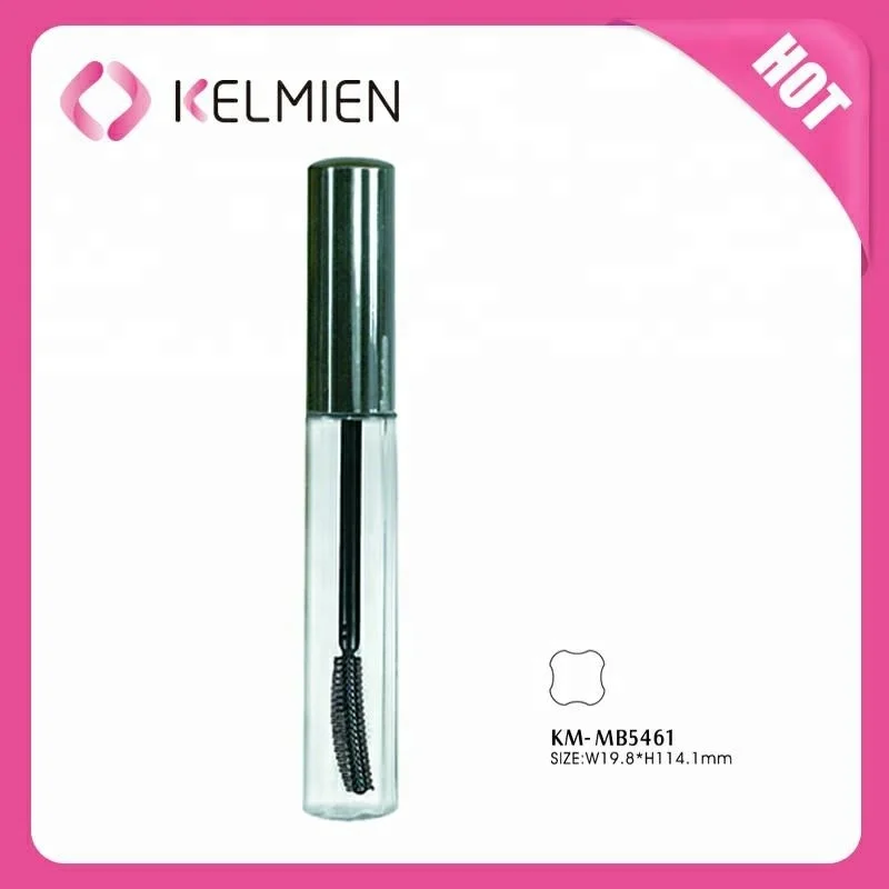 wholesale unique empty clear mascara tube packaging case with brush