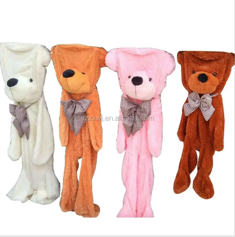free sample unstuffed bear toys plush bear skin toys cheap plush teddy bear toys