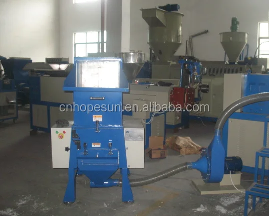 PP,PE film auto loading single stage plastic pelletizing machine