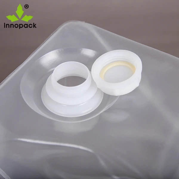 LDPE 5l Litre Clear Plastic Collapsible Jerry Can with Screw Cap