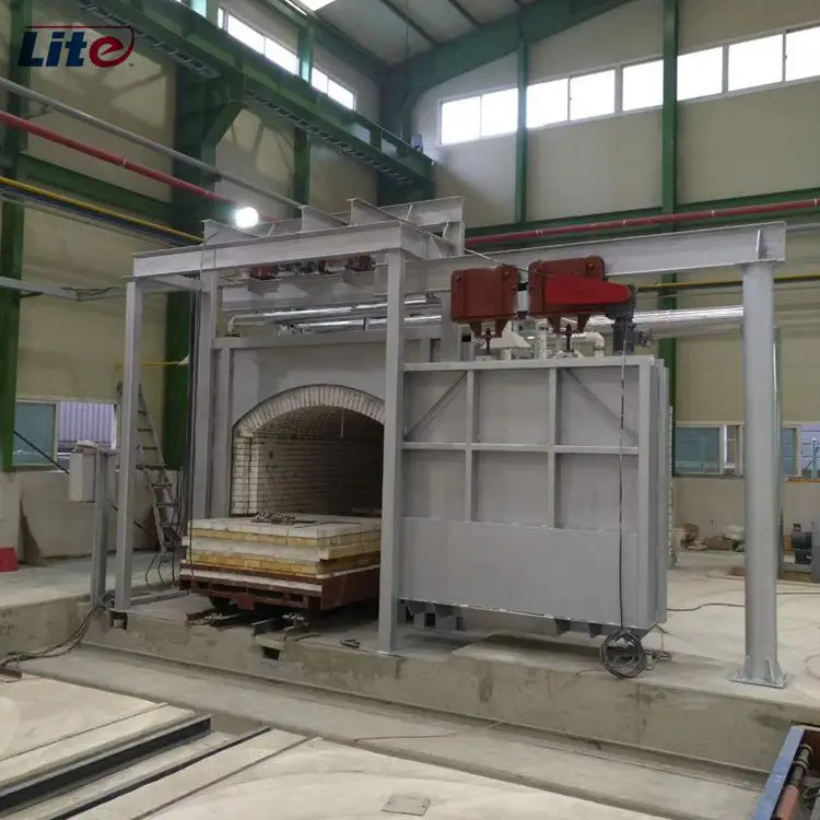 High Temperature Heat Treatment Industrial Shuttle Kiln Shuttle Sintering Furnace