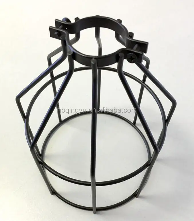 Vintage edison dome cage metal wire hanging lamp shade pendant light chandelier