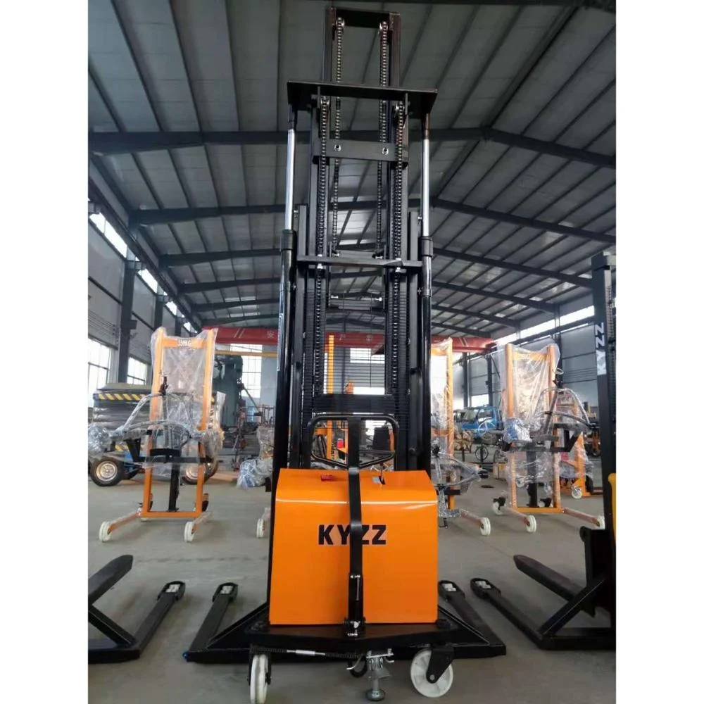 1T 2T electric stacker truck pallet lift stacker customizable
