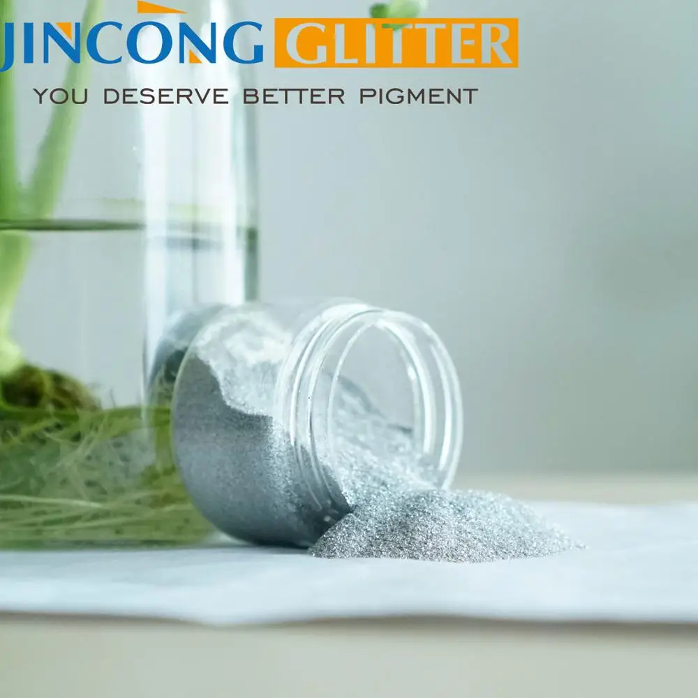 Silver/ gold aluminum glitter powder for plastic injection