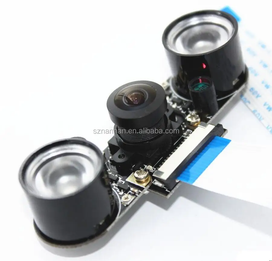 Инфракрасного ночного видения переменной Focus 500 Вт веб-камера Raspberry pi 2/3/B + камера