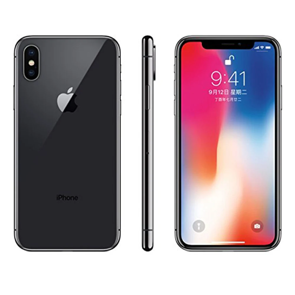 Космический серый смартфон класса А 64 ГБ для Iphone X
