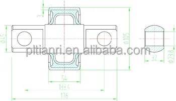 Heavy duty truck bush Rear faw manufacturer of truck parts torsion bar