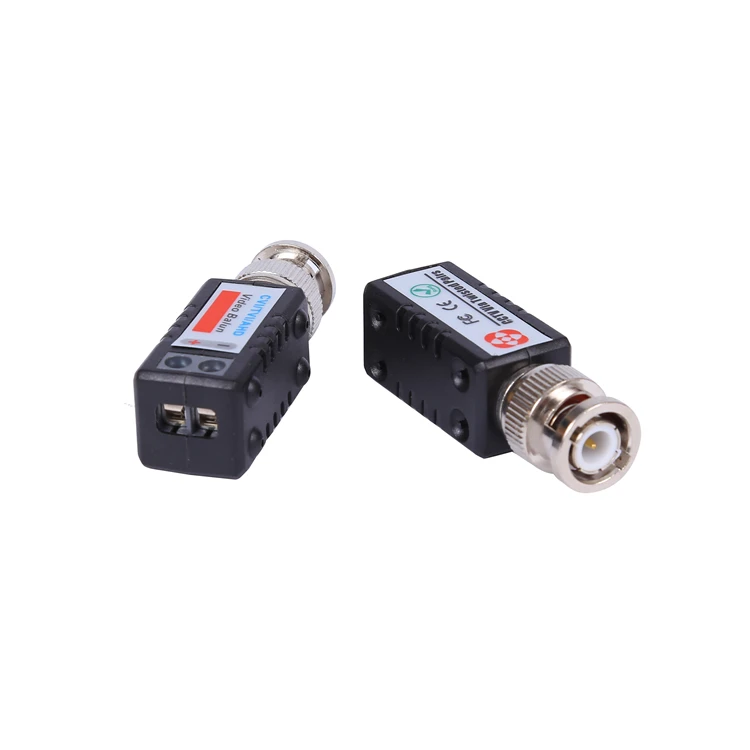 
75 ohm BNC to 120 ohm 720P 1080P 4MP 5MP HD CVI/TVI/AHD security cctv camera utp passive video balun 