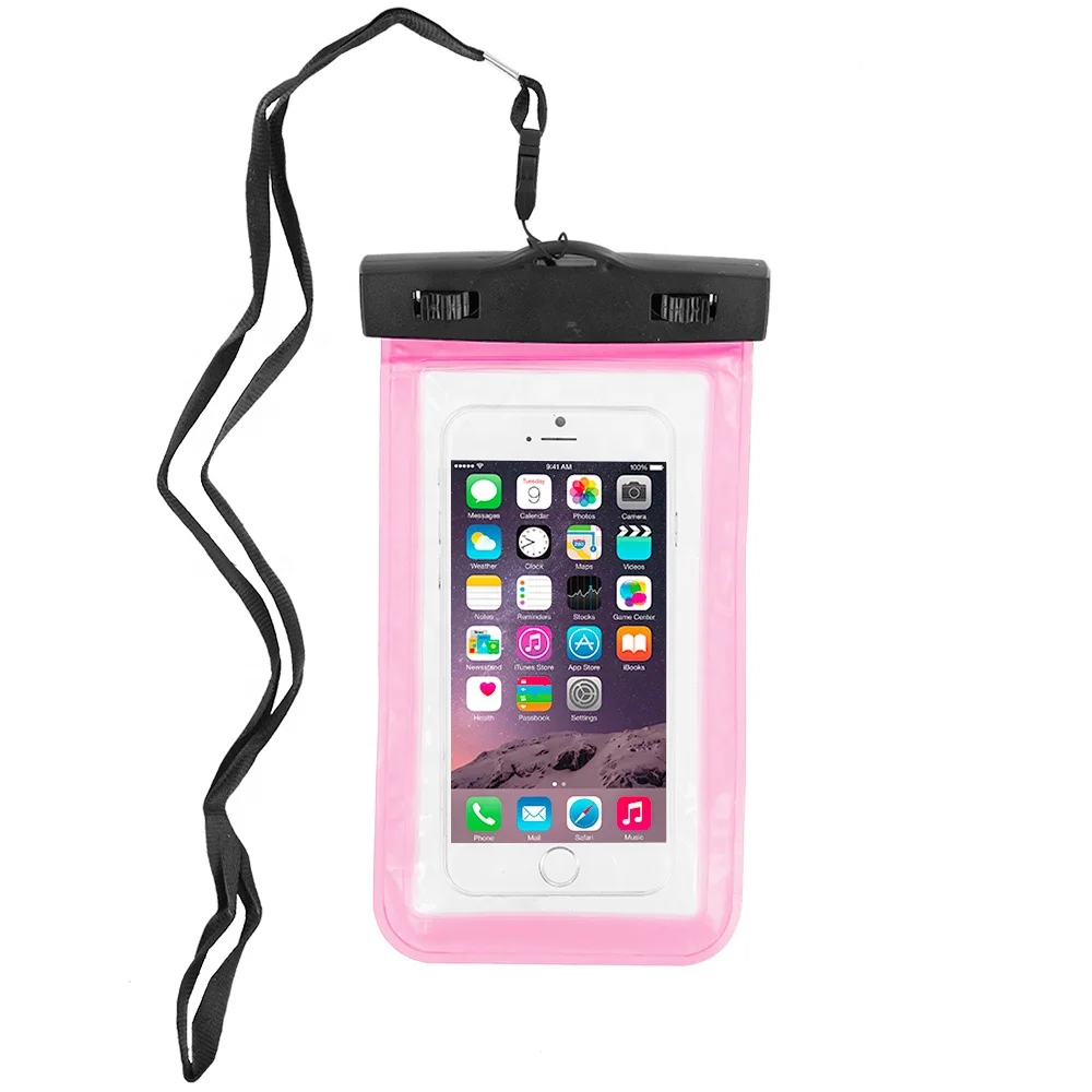 Hot products high quality custom water proof cell phone pouch mobile phone PVC waterproof bag for promotional gift