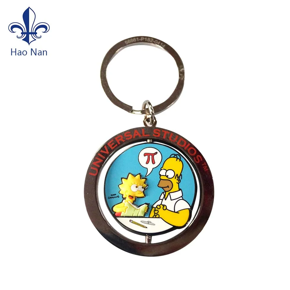 Wholesale new design leather promotional keychain custom leather key ring