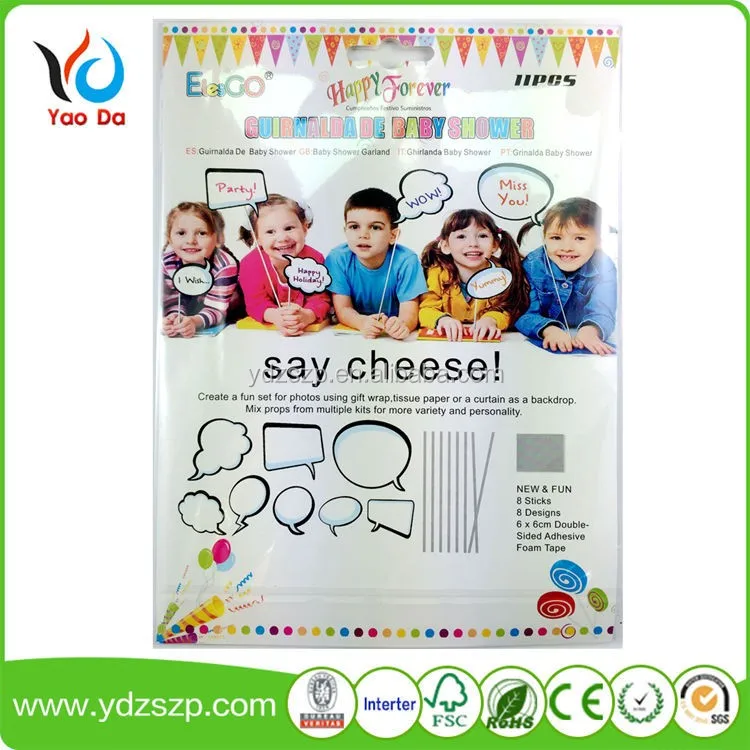 
custom shape birthday celebration handmade diy paper craft with adhesive foam tape 