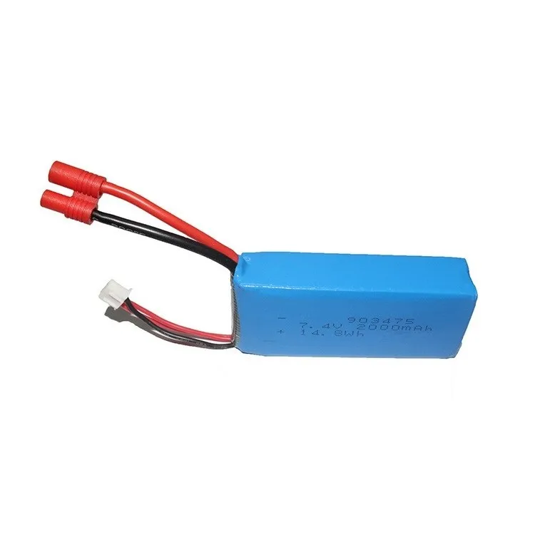 7.4v 2000mah lithium polymer battery 7.4v 903475 battery pack