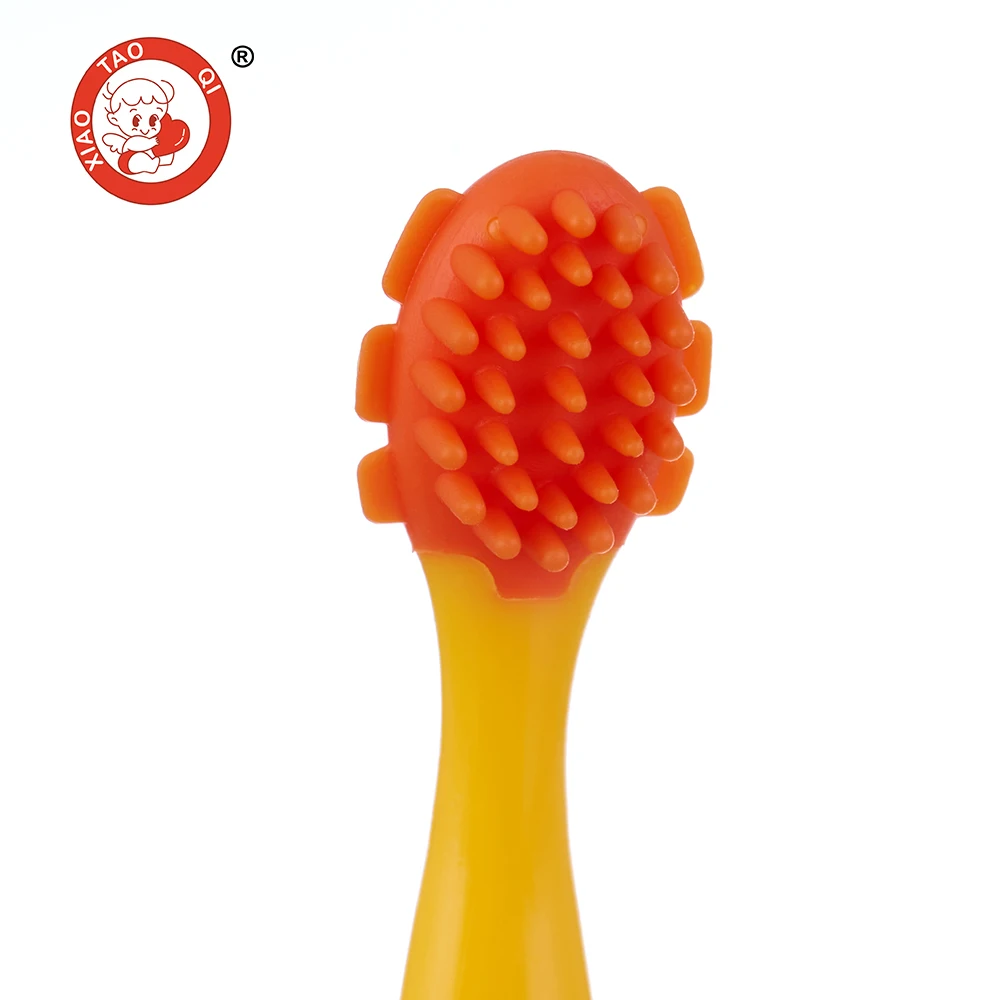 Silicone Kids Children Baby Training Toothbrush Set Soft Babies