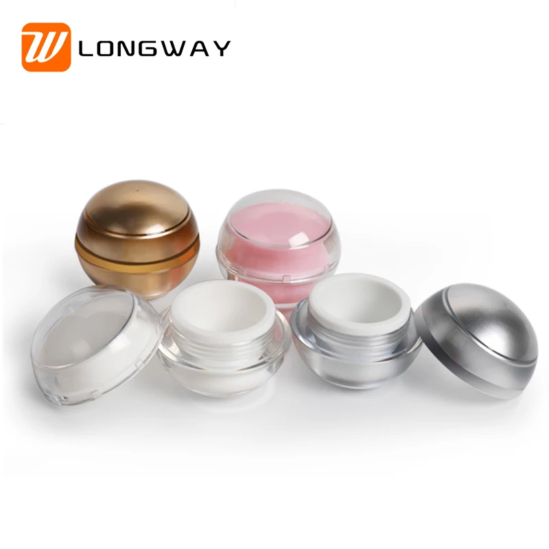 5g AS Acrylic Small Capacity for Eye Care Plastic Cream Ball Cosmetic Jar
