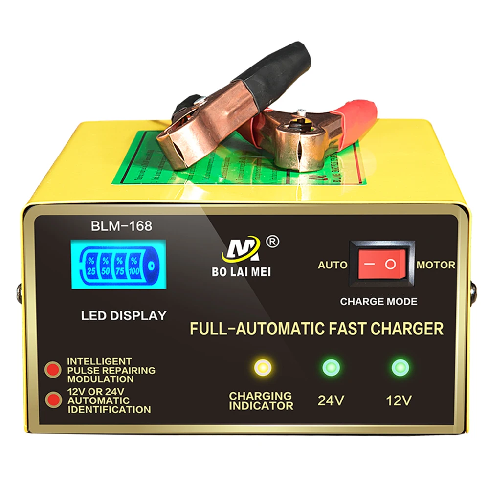 12v 24v automatic auto forklift lead acid battery charger