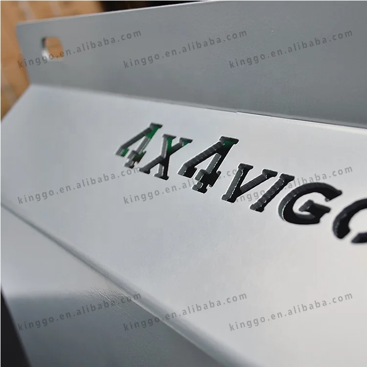 Front Engine Base Plate Skid Sump Guard Fit For Hilux 05-14